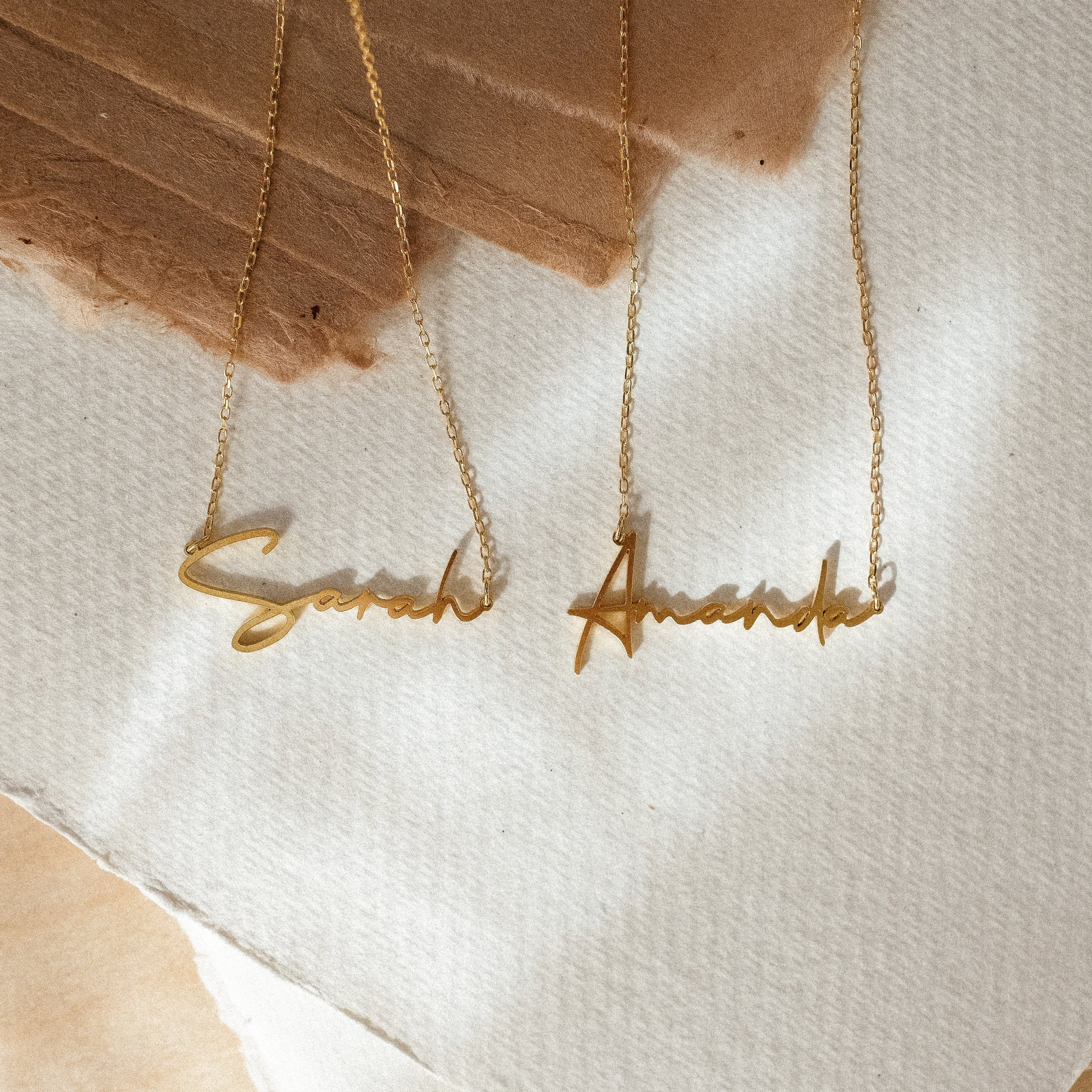Custom Name Necklace • Minimalist Name Necklace - Image 3