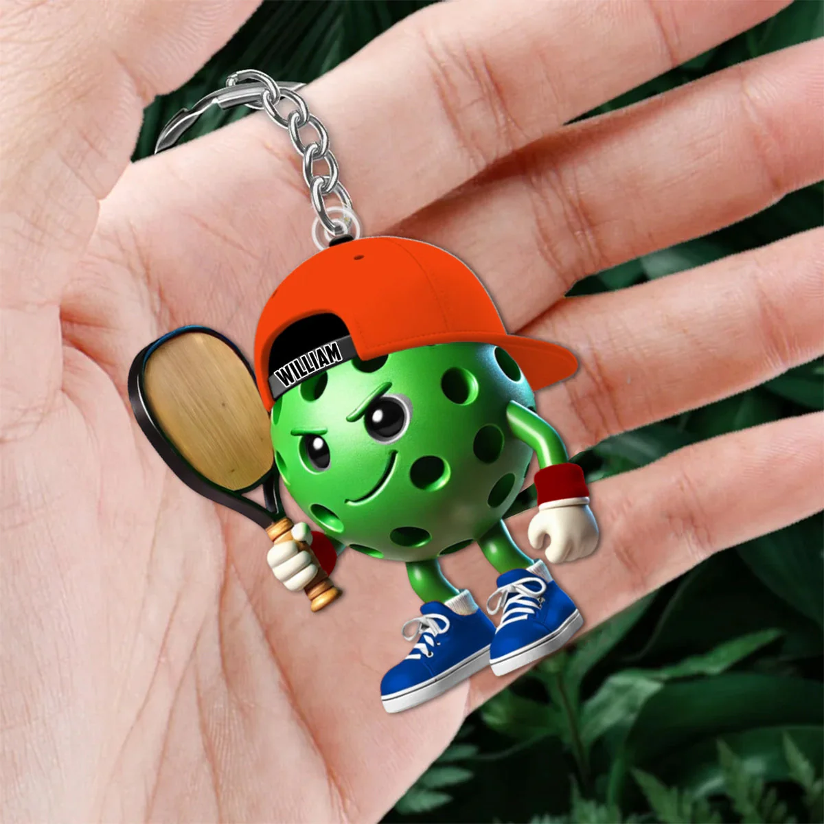 Custom Name Pickle Ball Keychain,Gift for Pickleball Lovers/Trainers - Image 6