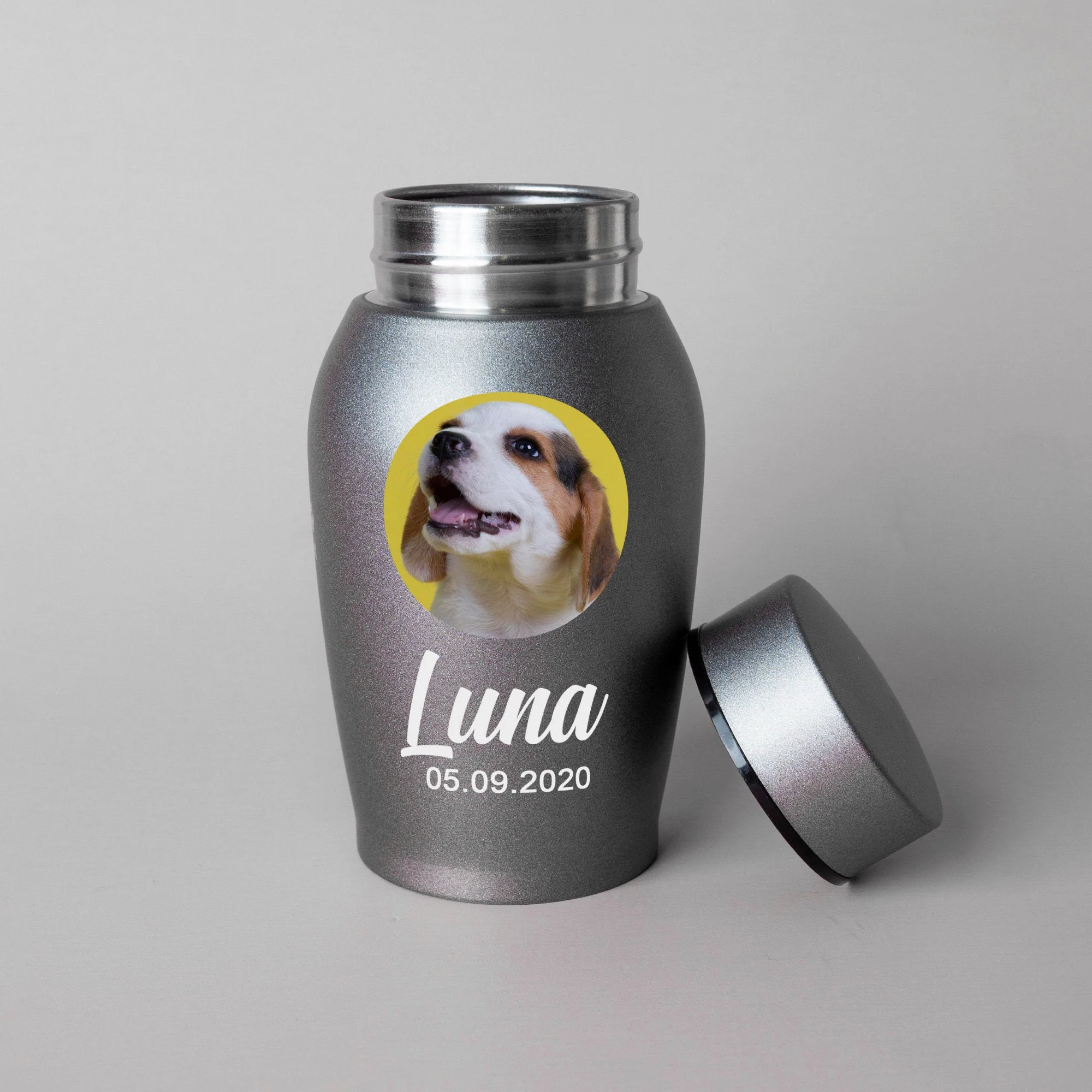 Custom Pet Photo Urn for dogs ashes, Personalized Dog Memorial Cremation Urn, Pet Memorial Gift - Image 8