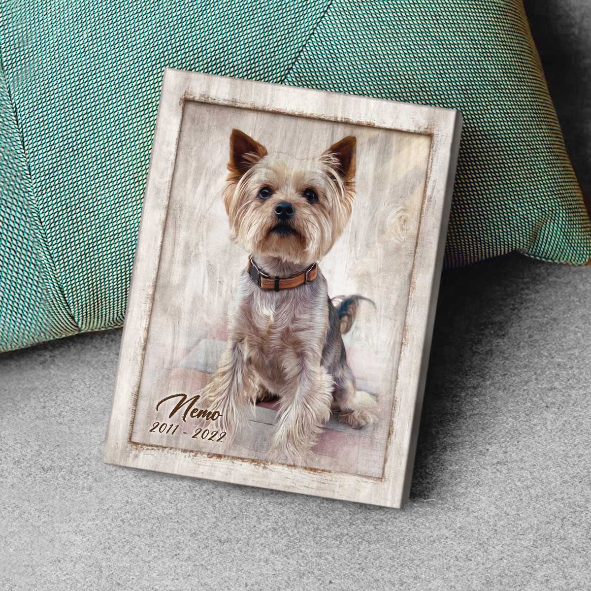 Custom Pet Portrait Painting, Dog Portrait From Photo, Personalized Canvas Poster, Memorial Gifts - Image 6
