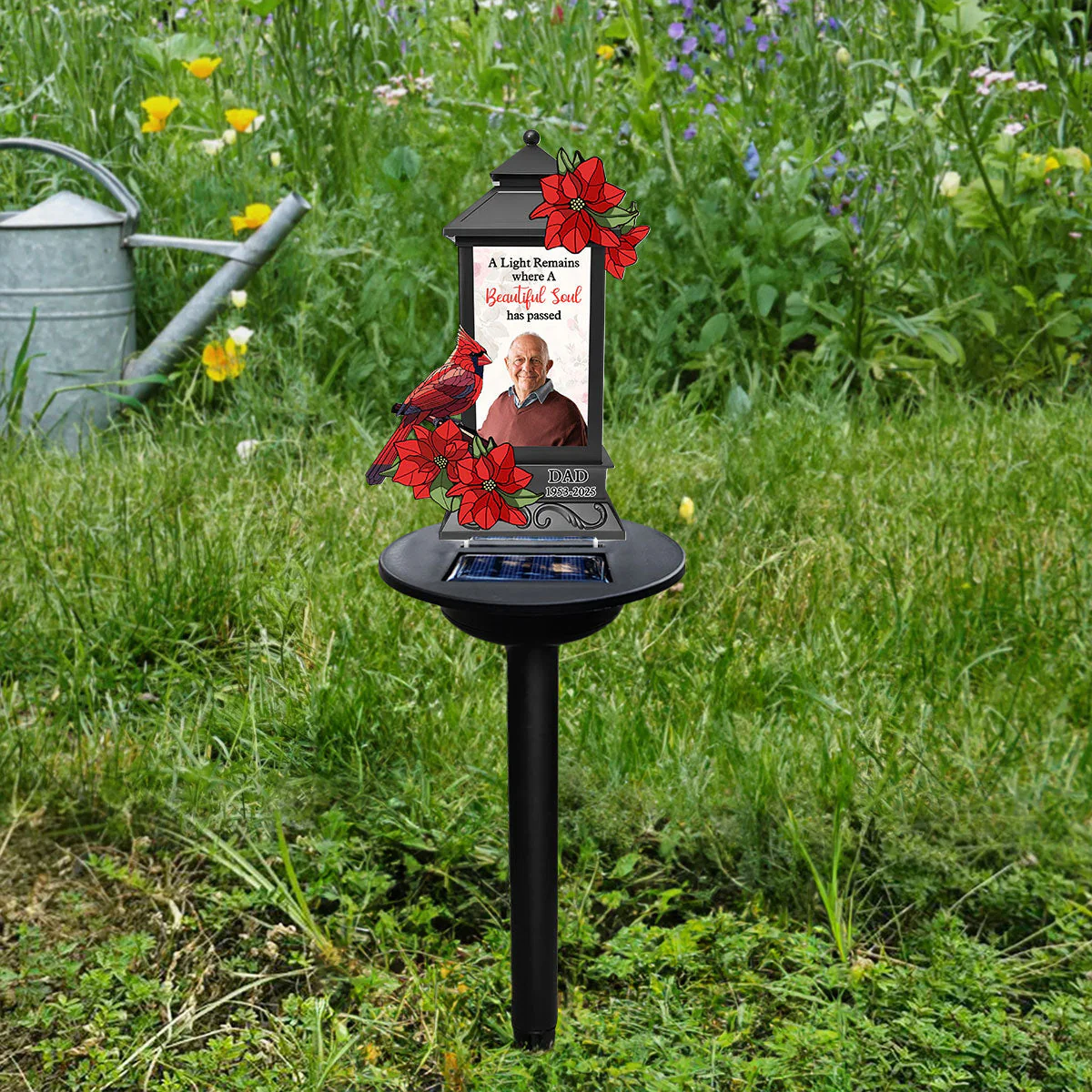 Custom Photo A Light Remains - Personalized Solar Light - Image 4