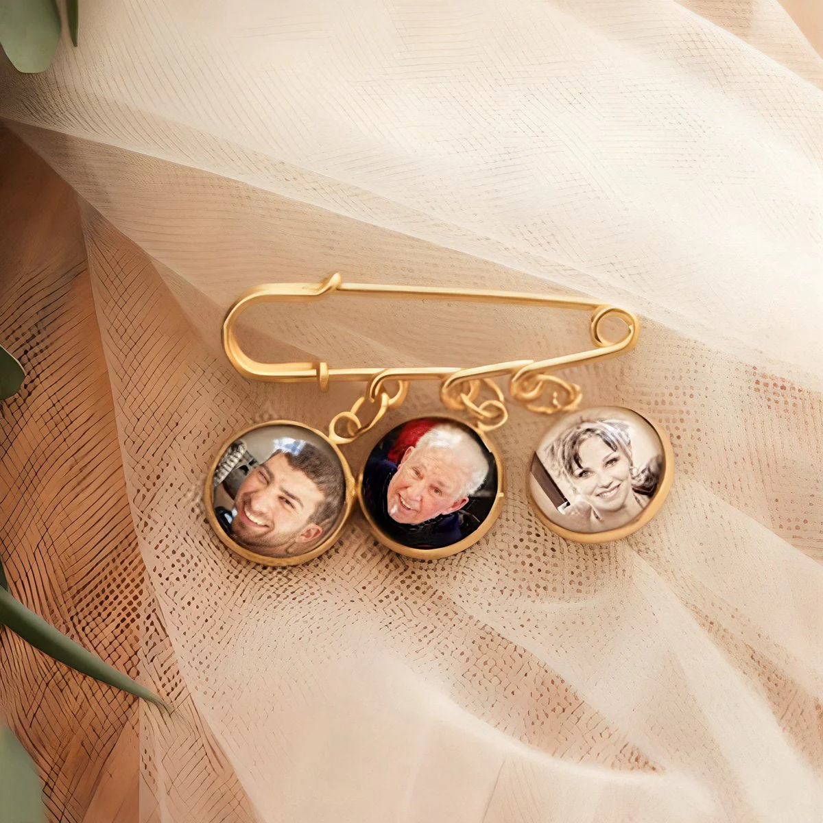 Custom Photo Boutonniere Lapel Pin, Funeral Keepsake, Bereavement Loss Gift - Image 11