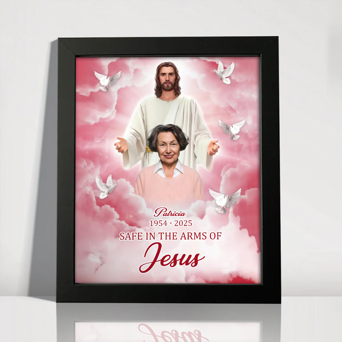 Custom Photo God Took You Home To Be With Him Personalized Memorial Picture Frame - Image 5