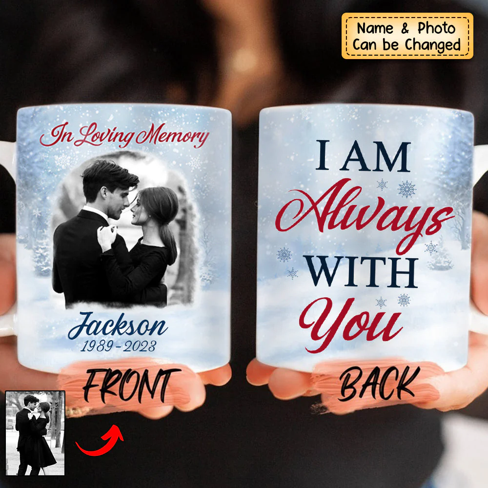 Custom Photo I'm Always With You - Memorial Gift For Family - Personalized Custom Mug - Image 2