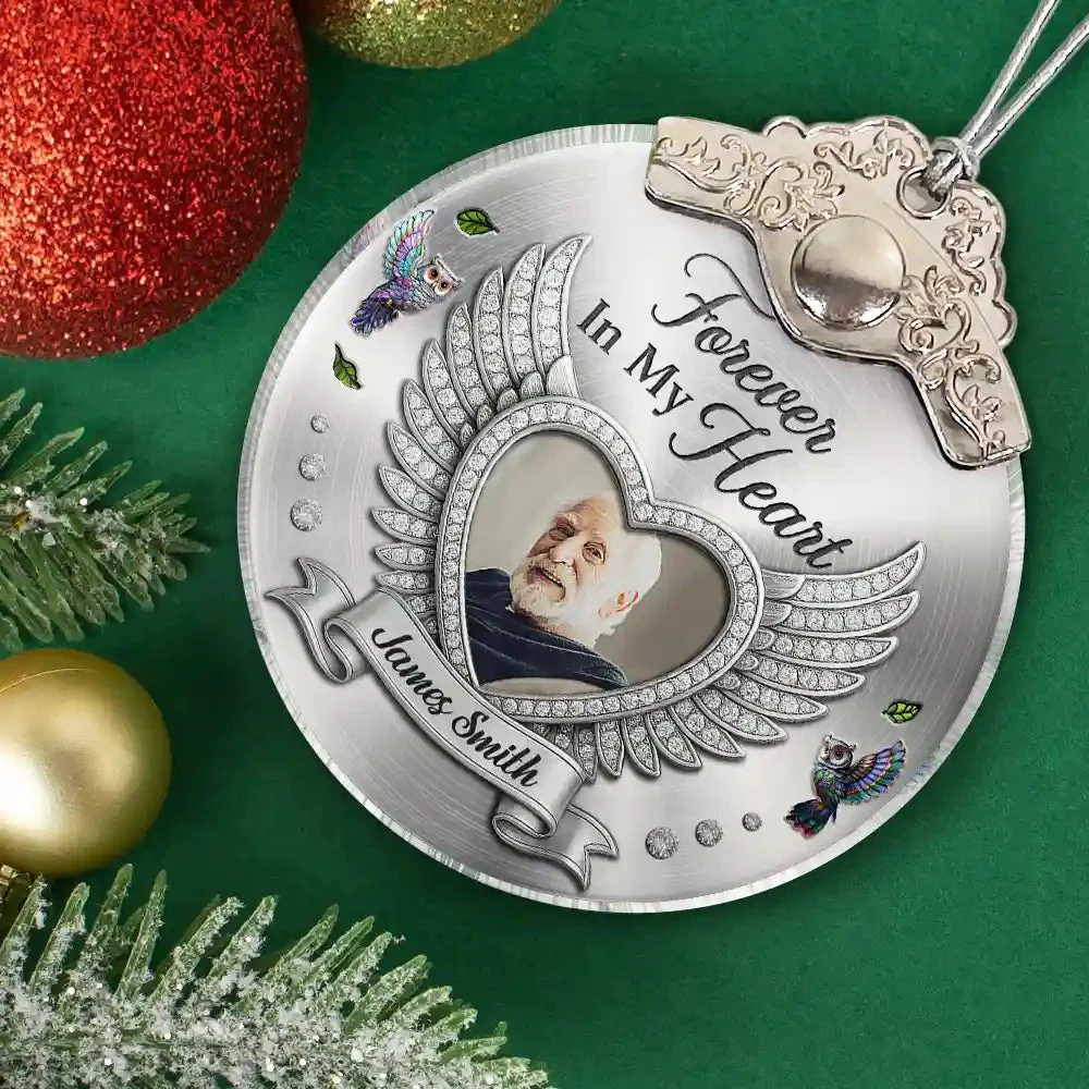 Custom Photo I'm Always With You Memorial Personalized Acrylic Ornament - Image 3
