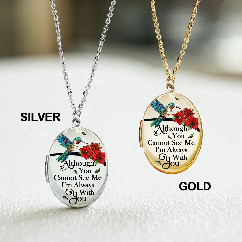Custom Photo Memorial In Loving Memory Locket Necklace, Forever In My Heart - Image 4