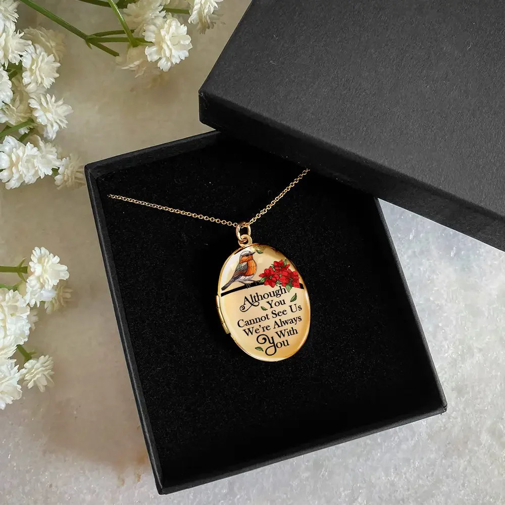 Custom Photo Memorial In Loving Memory Locket Necklace, Forever In My Heart - Image 7