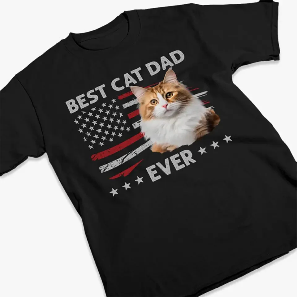 Custom Photo Ultimate Dog Dad - Pet Personalized Custom Unisex T-shirt - Father's Day Gift - Image 2