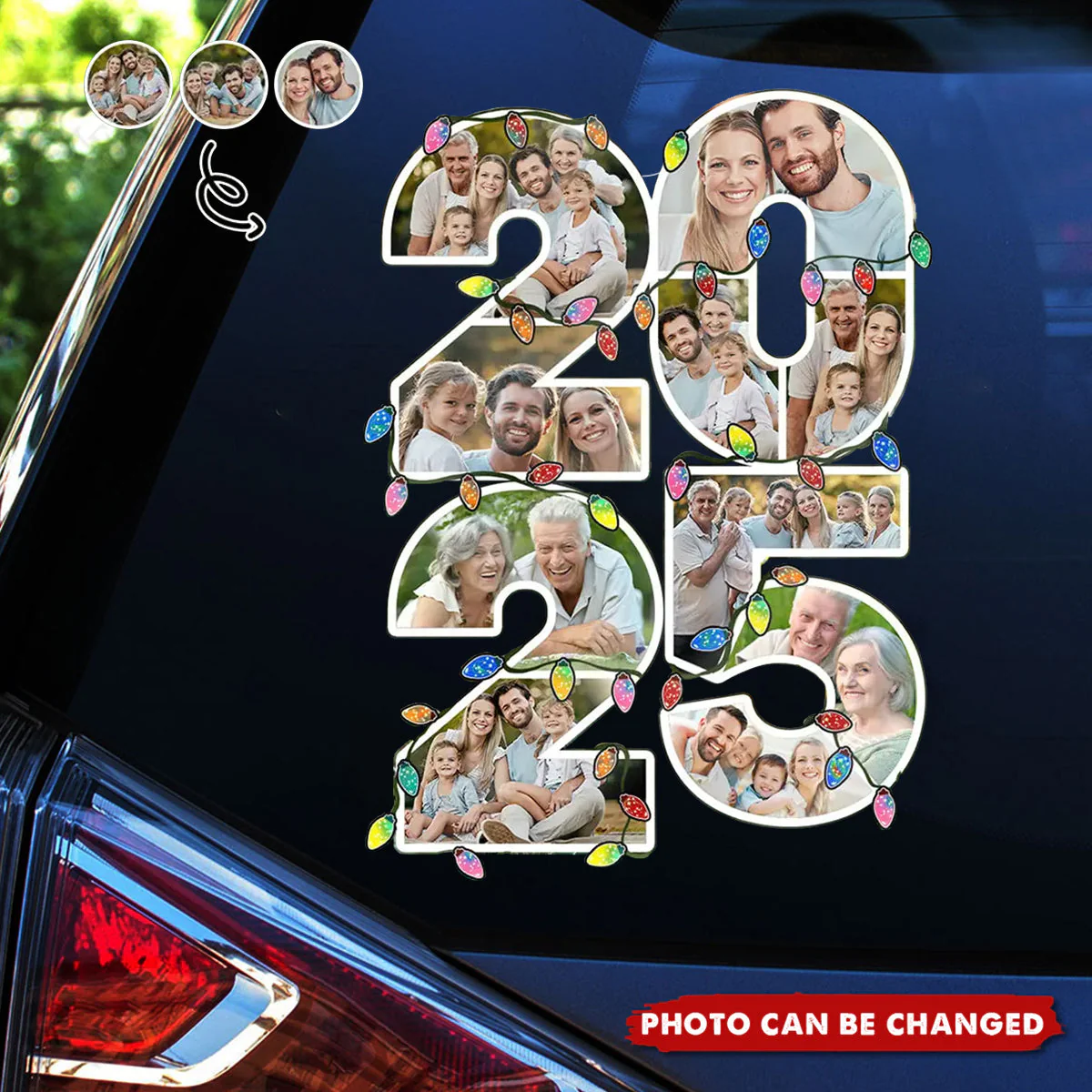 Custom Photo What A Year - Personalized Decal - Image 4
