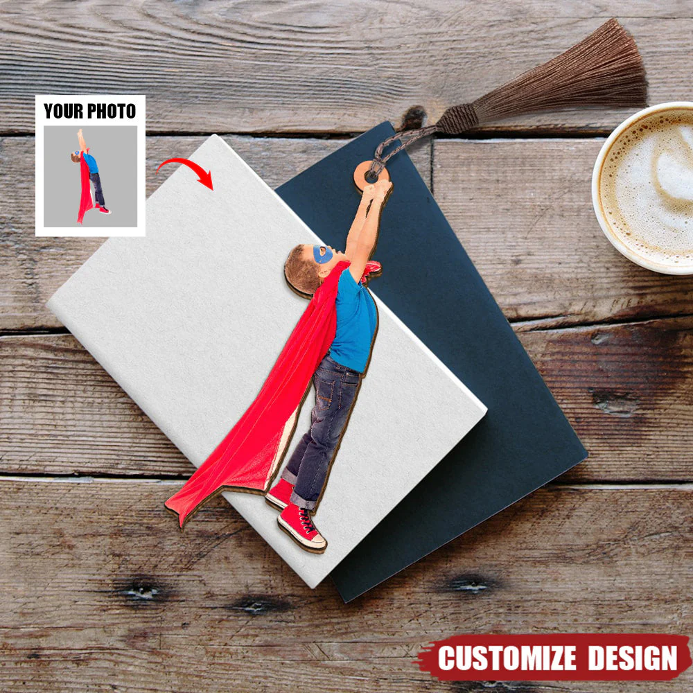 Custom Photo Wooden Bookmark Gift, Wood Bookmarks Make A Perfect Gif, Book Worms - Image 6