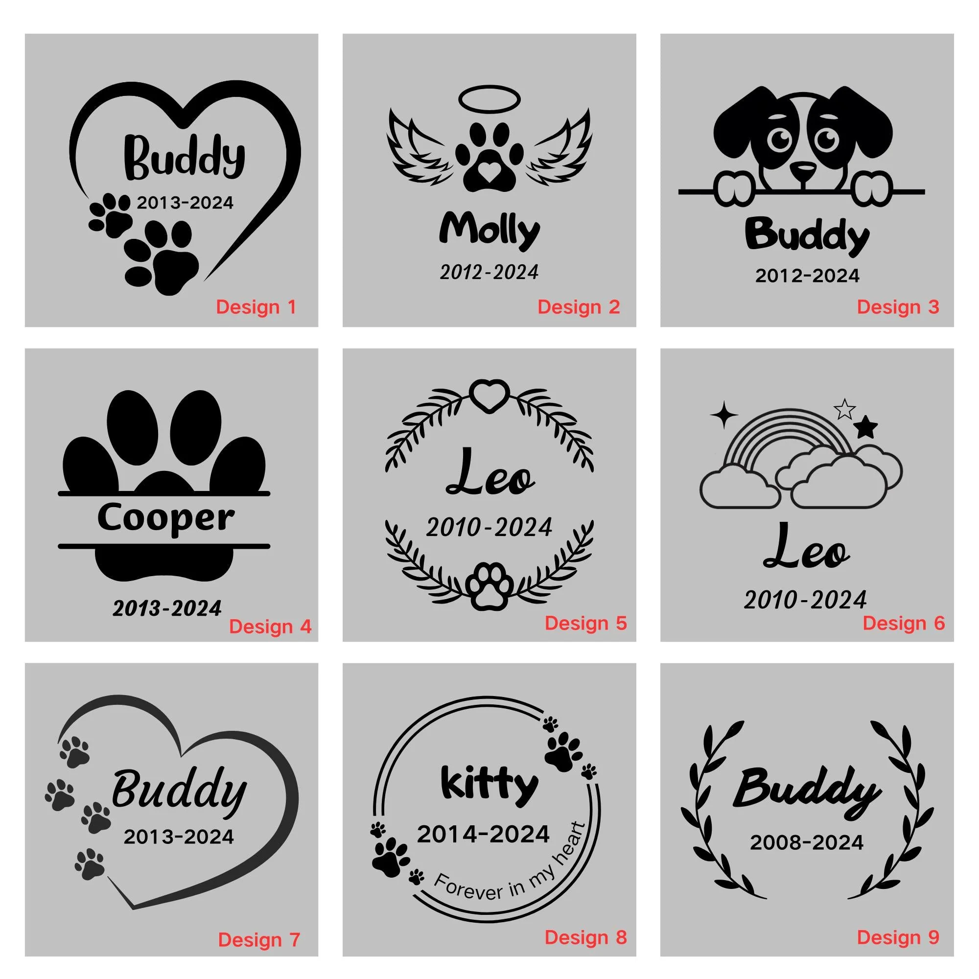 Custom Wooden Pet fur Keepsake Personalized Wooden Pet Ashes Box Pet Loss Gifts - Image 11