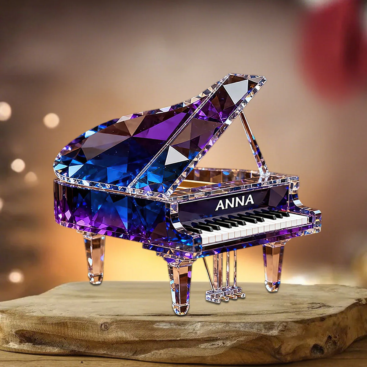 Customized Piano Crystal Effect Acrylic Plaque, Pianist Gift,Personalized Piano Music Theme Decor - Image 3