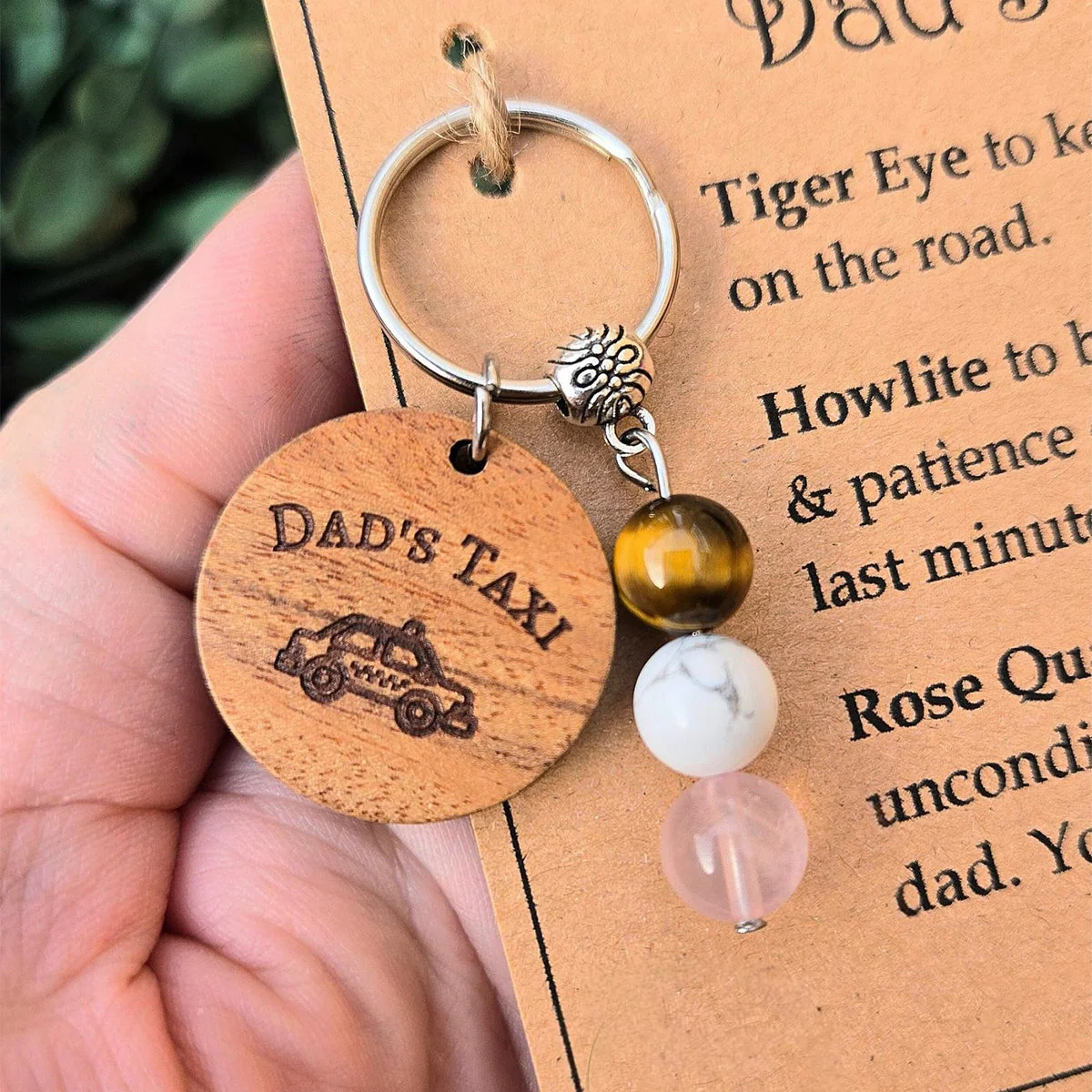 DADS TAXI crystal keyring. funny novelty gift for dad,driving test,Fathers day - Image 5
