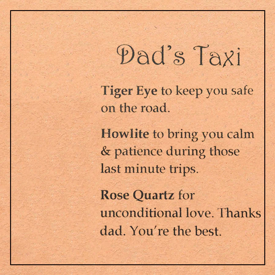 DADS TAXI crystal keyring. funny novelty gift for dad,driving test,Fathers day - Image 9