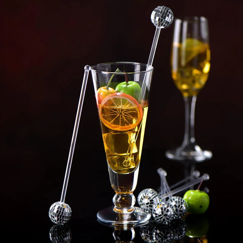 Disco Ball Drink Stirrers Party Decorations - Image 2