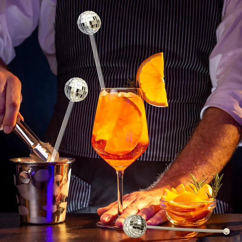 Disco Ball Drink Stirrers Party Decorations - Image 3