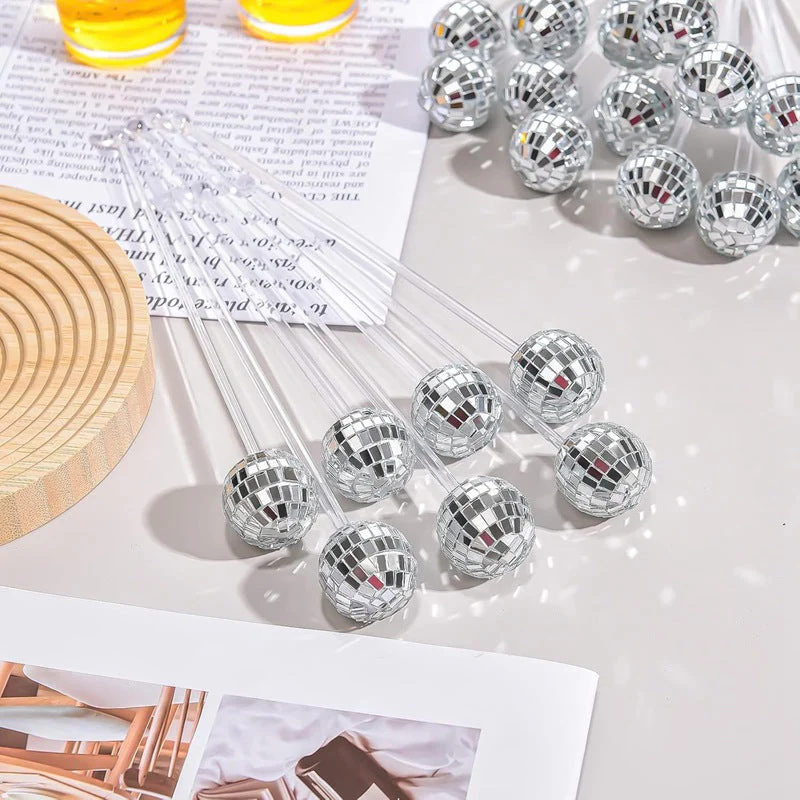 Disco Ball Drink Stirrers Party Decorations - Image 5