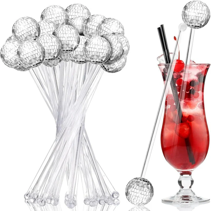 Disco Ball Drink Stirrers Party Decorations - Image 6