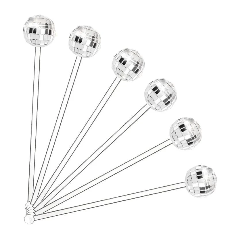 Disco Ball Drink Stirrers Party Decorations - Image 7