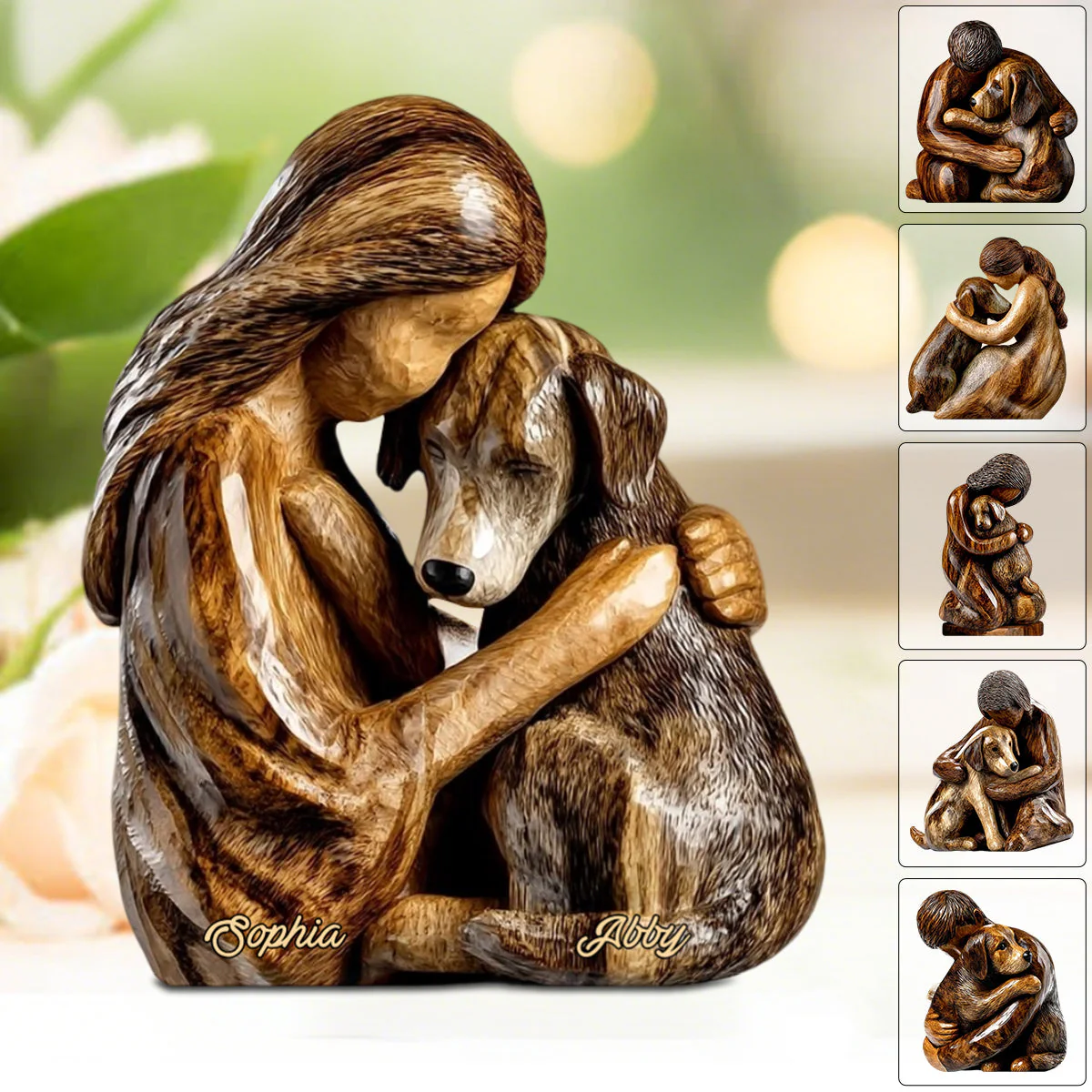 Dog Lovers - Personalized Dog Shaped Acrylic Plaque - Image 3
