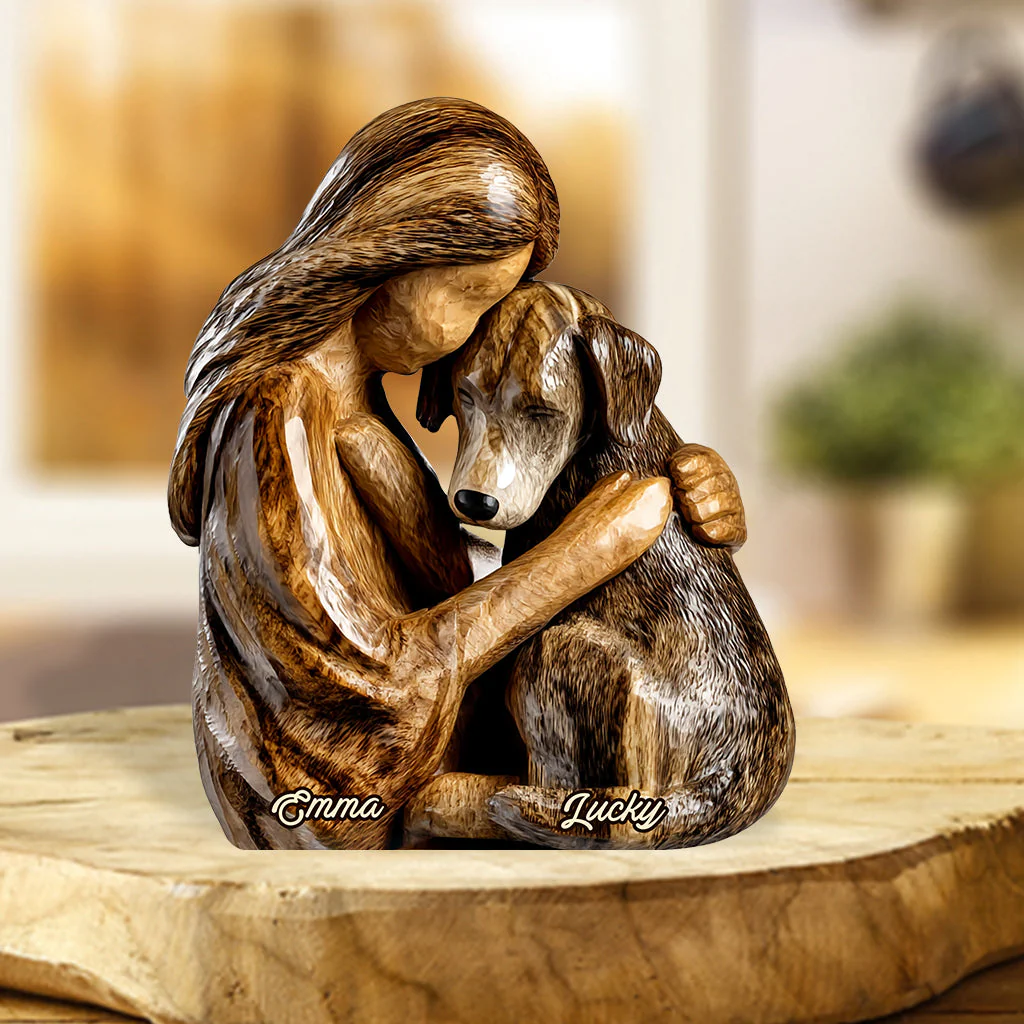 Dog Lovers - Personalized Dog Shaped Acrylic Plaque - Image 5
