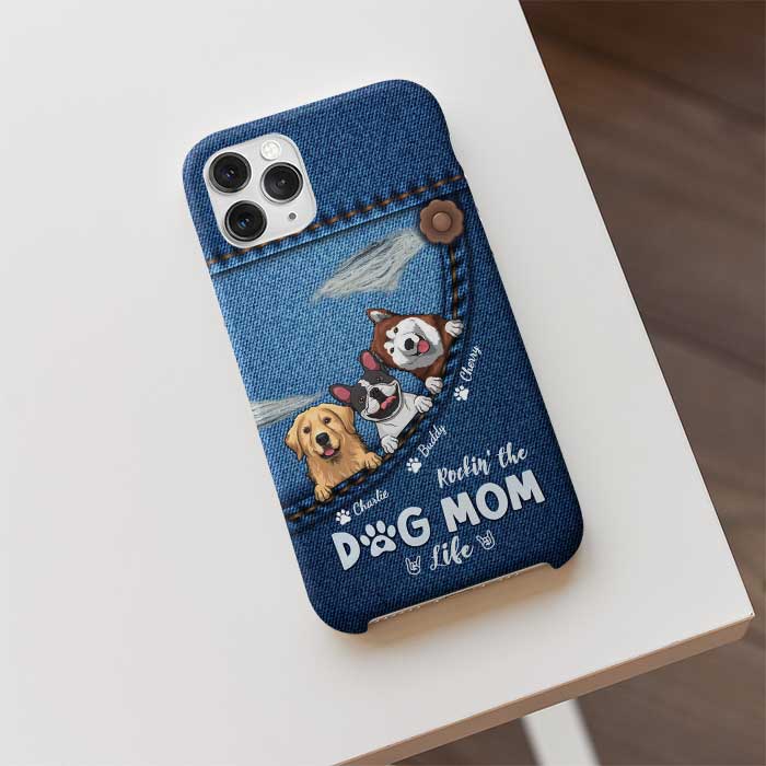 Dog Mom Life Best Dog Mom Ever - Gift For Dog Mom, Personalized Phone Case - Image 3