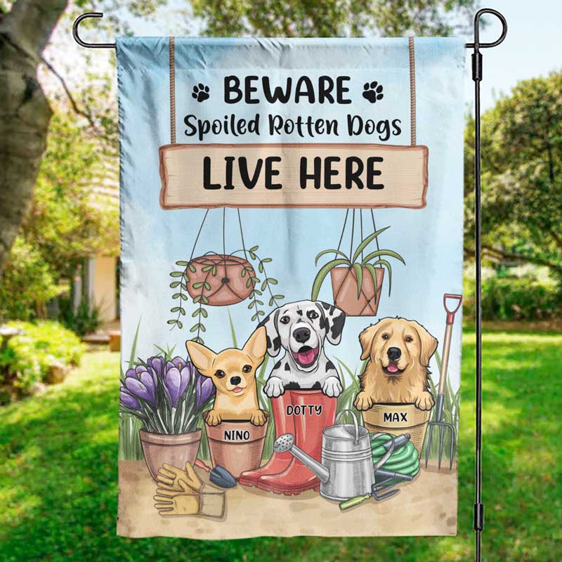 Dog Personalized Custom Flag Gift For Pet Lovers Pet Owners - Image 2