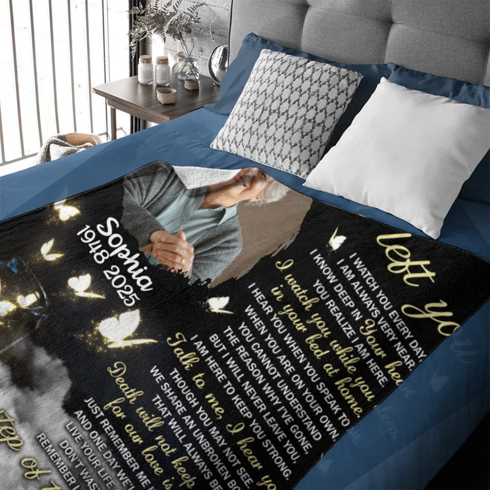 Every Step Of The Way - Personalized Memorial Blanket - Image 4