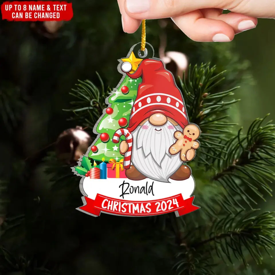 Family Christmas Tree - Personalized Acrylic Ornament, Family Christmas Ornament - Image 2