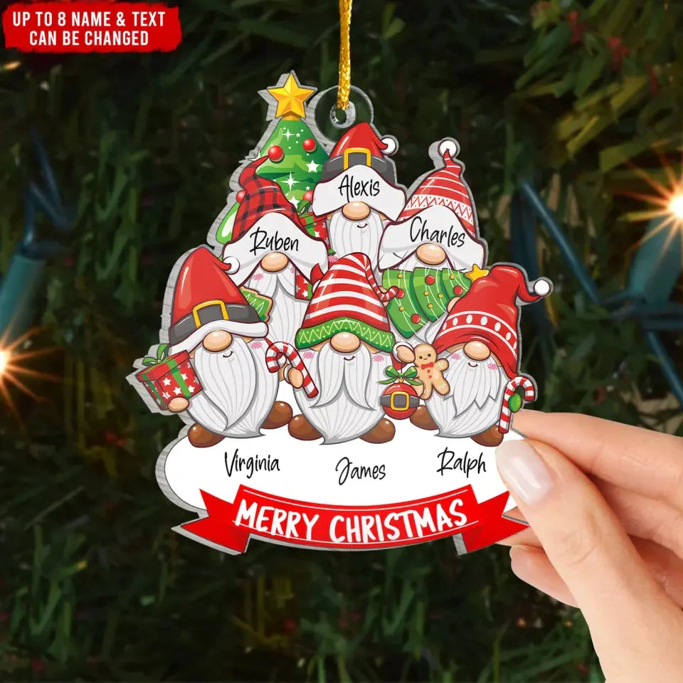 Family Christmas Tree - Personalized Acrylic Ornament, Family Christmas Ornament - Image 4