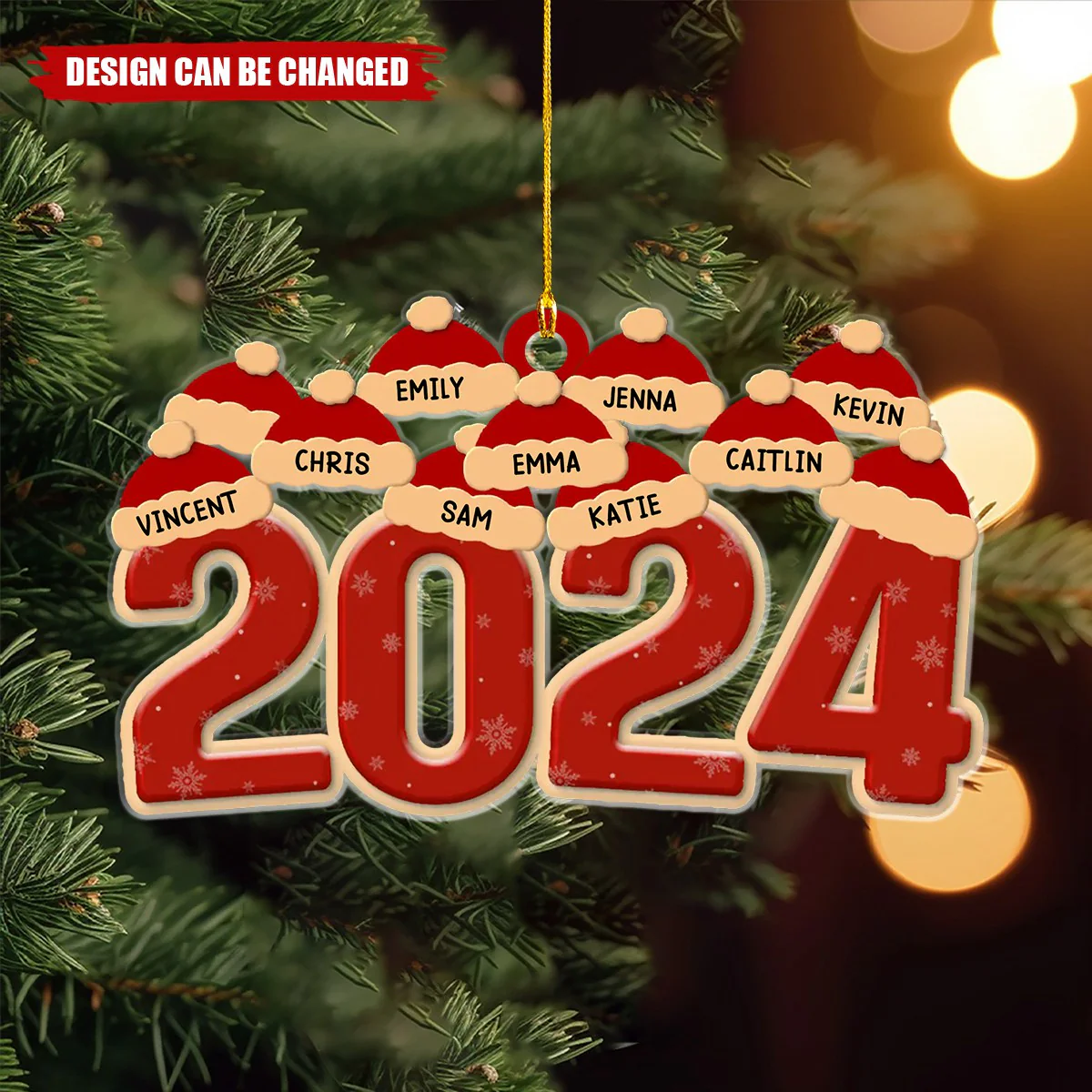 Family Makes Christmas Truly Special - Family Personalized Ornament - Image 6