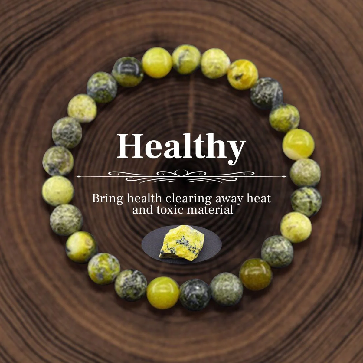 Fashion Natural Stone Beaded Bracelets Healing Stone Bracelet Energy Jewelry Gifts - Image 4