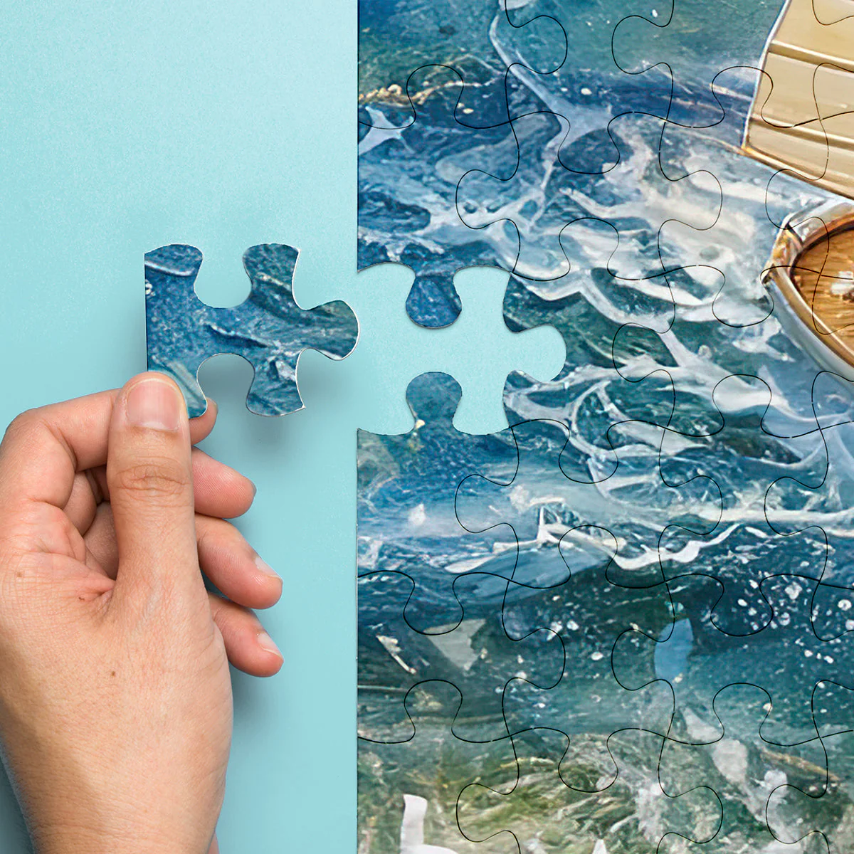 Father - To Me You Are The World - Personalized Puzzles - Image 6