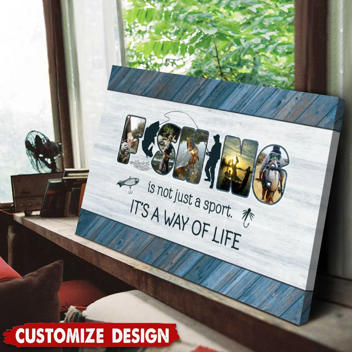 Fishing Is Not Just A Sport It’s A Way Of Life - Fishing Photo Canvas Personalized, Fishermen Gifts - Image 2