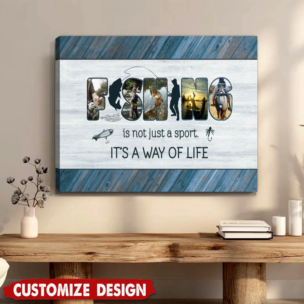 Fishing Is Not Just A Sport It’s A Way Of Life - Fishing Photo Canvas Personalized, Fishermen Gifts - Image 3