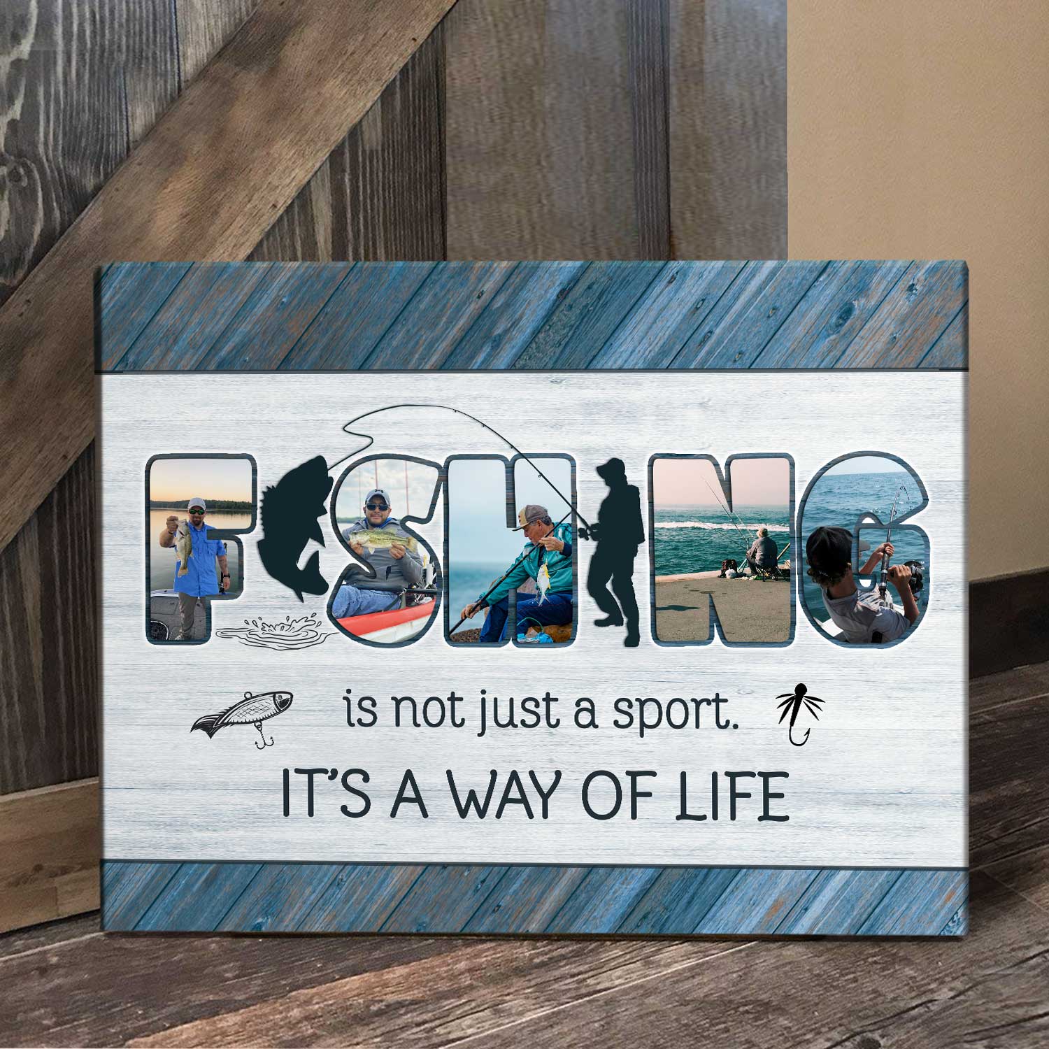 Fishing Is Not Just A Sport It’s A Way Of Life - Fishing Photo Canvas Personalized, Fishermen Gifts - Image 4