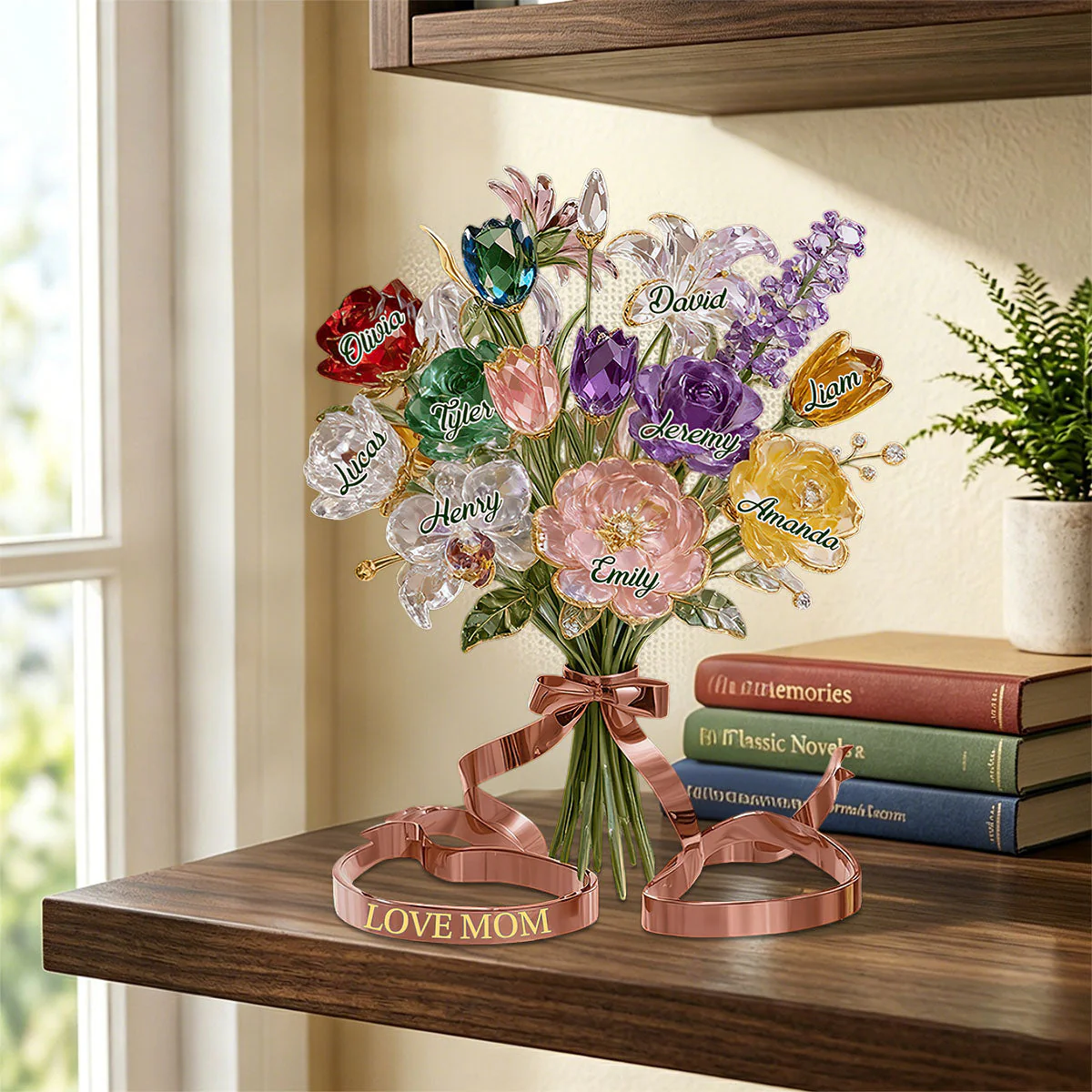 For Mom, Grandma, or Stepmom – Personalized Custom Acrylic Plaque Shaped Just for Her - Image 3