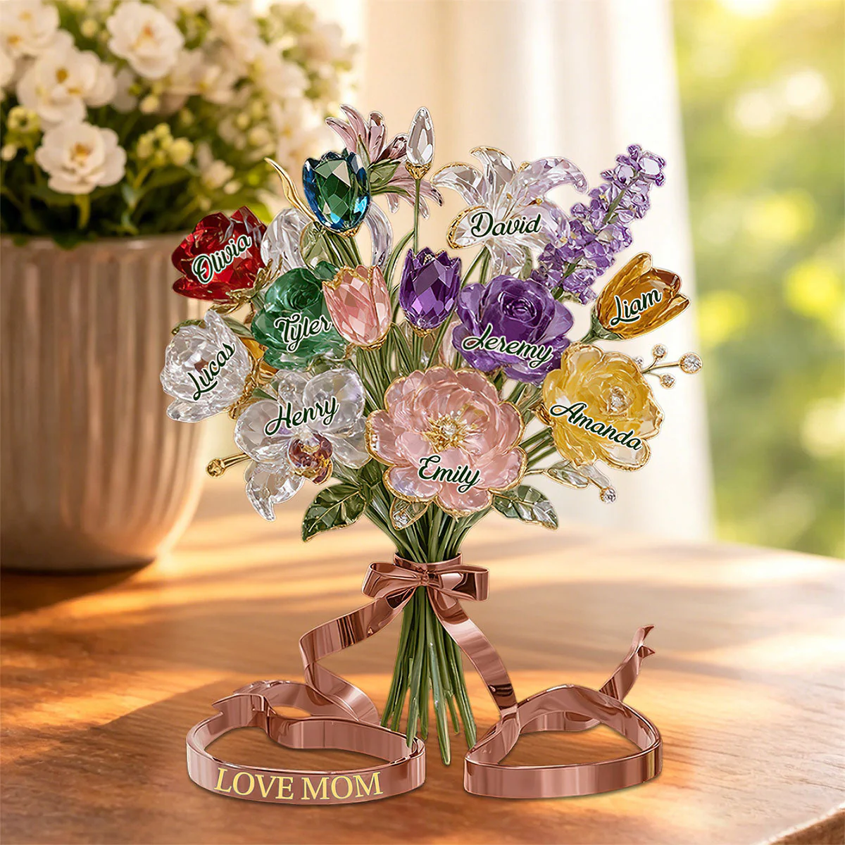 For Mom, Grandma, or Stepmom – Personalized Custom Acrylic Plaque Shaped Just for Her - Image 4