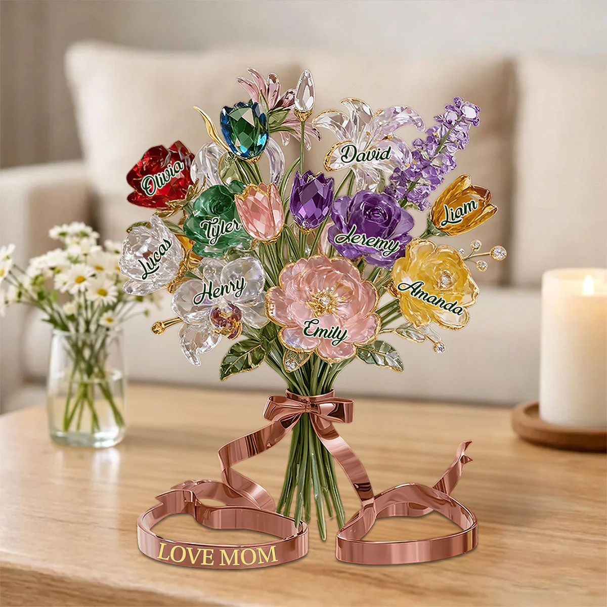 For Mom, Grandma, or Stepmom – Personalized Custom Acrylic Plaque Shaped Just for Her - Image 5