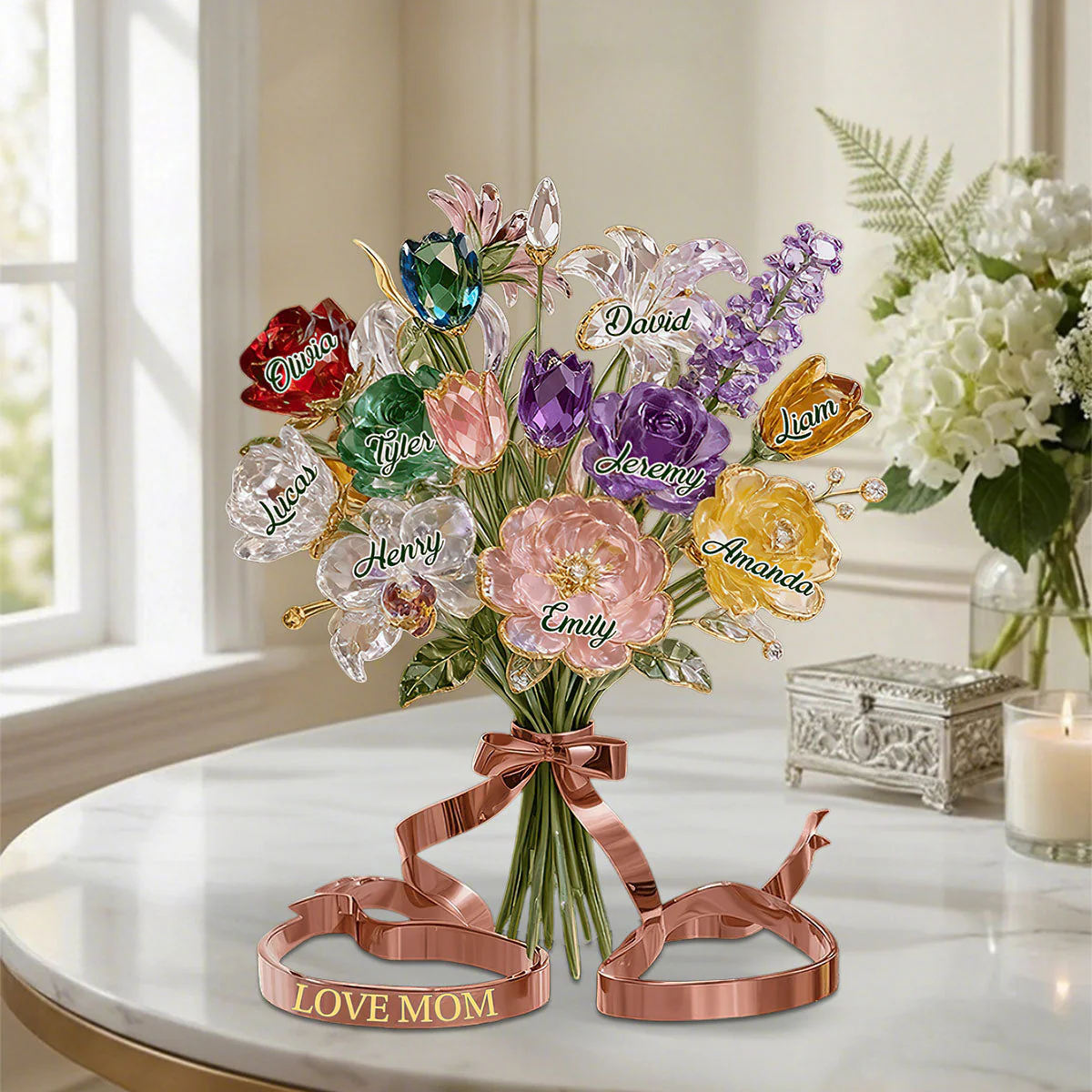 For Mom, Grandma, or Stepmom – Personalized Custom Acrylic Plaque Shaped Just for Her - Image 6