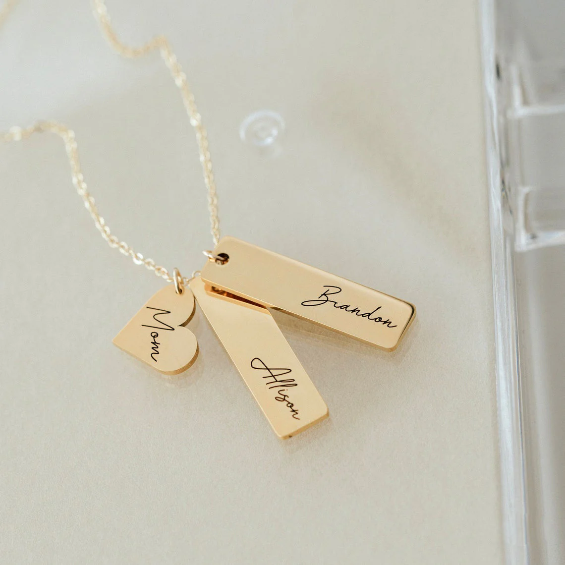Custom Engraved Name Birthday Necklace Gifts for Mother/Friend - Image 3