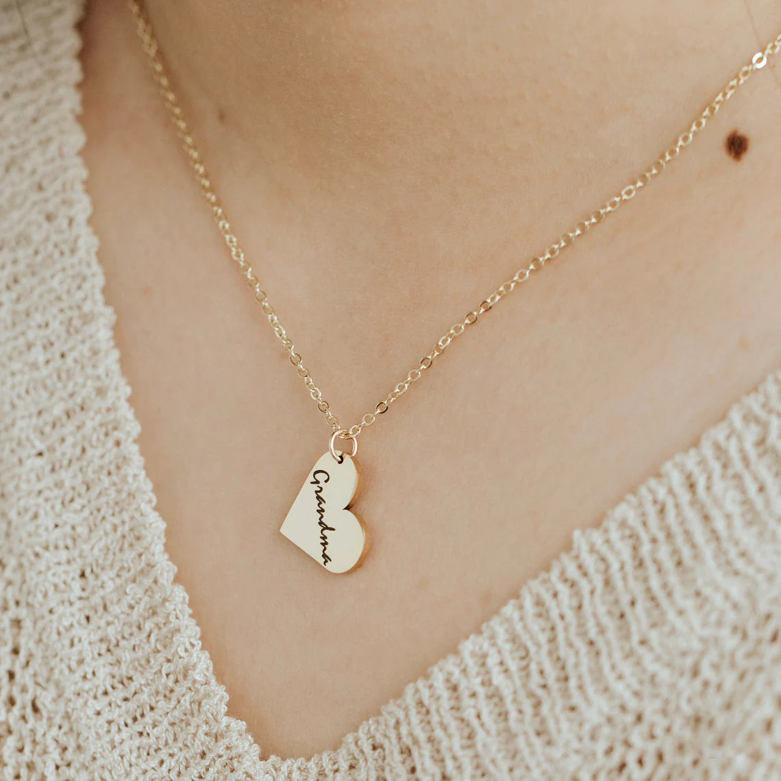Custom Engraved Name Birthday Necklace Gifts for Mother/Friend - Image 4