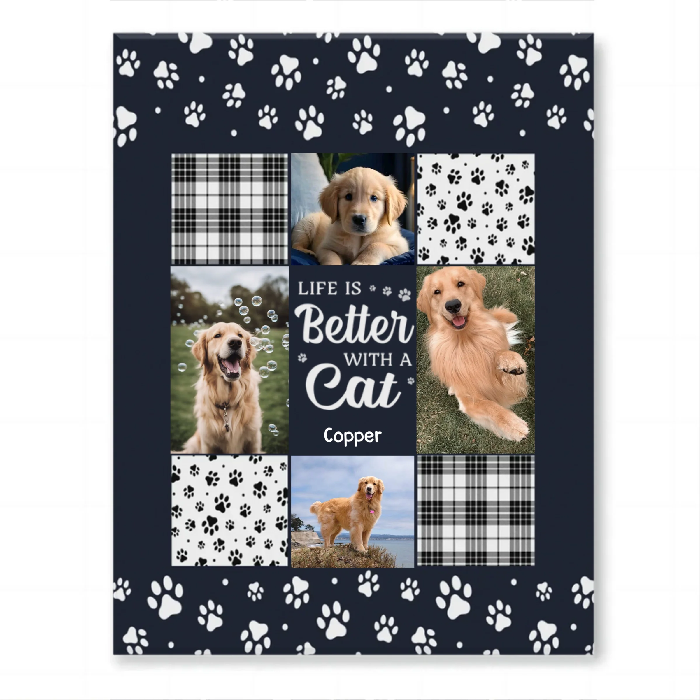Forever in My Heart - Memorial Personalized Canvas Gift For Dog/Pet Lover - Image 2