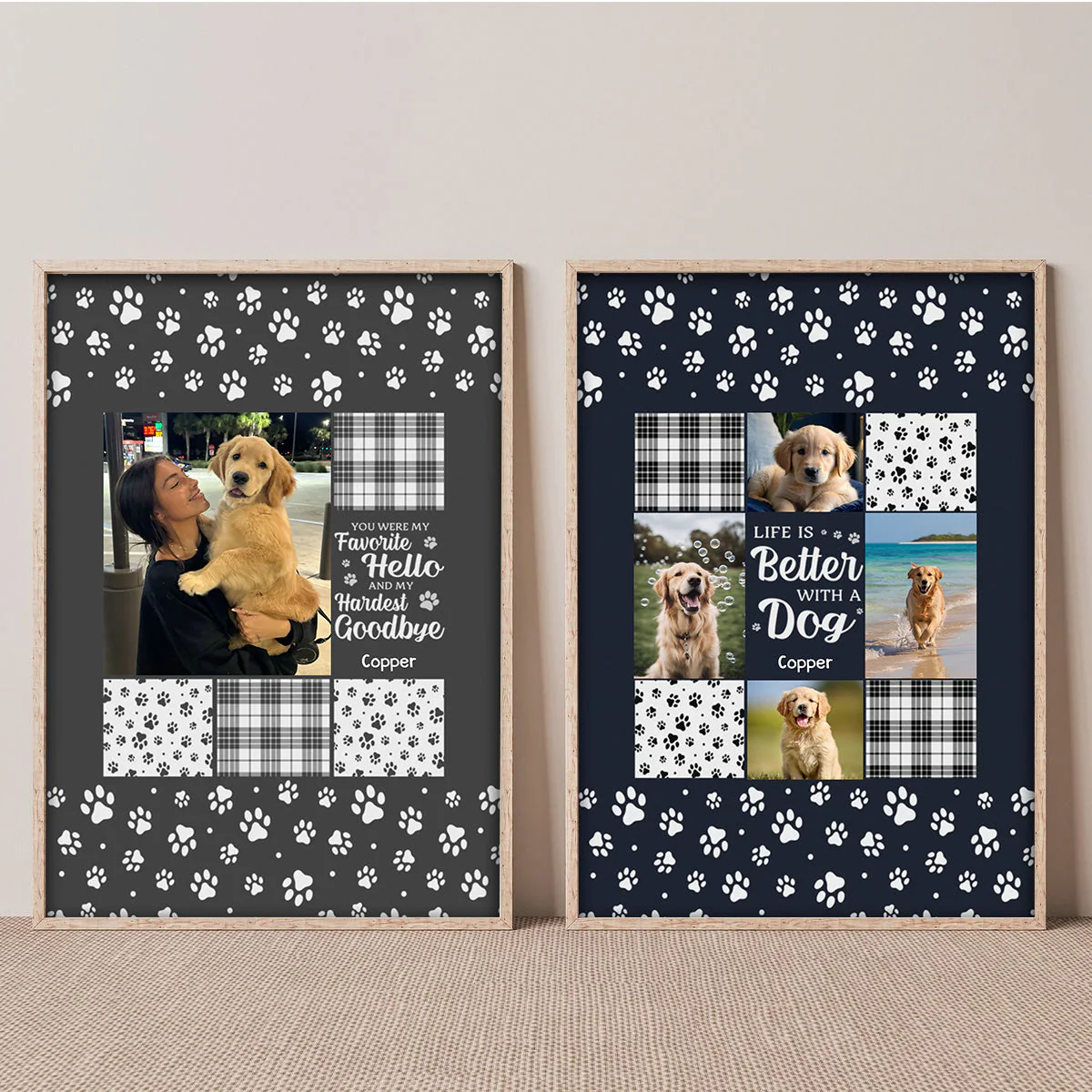 Forever in My Heart - Memorial Personalized Canvas Gift For Dog/Pet Lover - Image 3