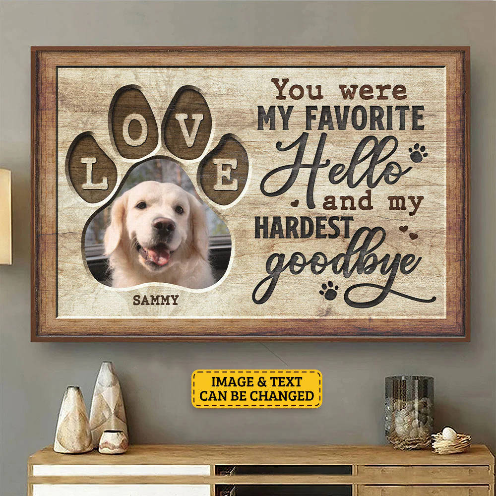 Forever in My Heart - Personalized Custom Photo Canvas/Poster Gift For Pet Lovers - Image 3