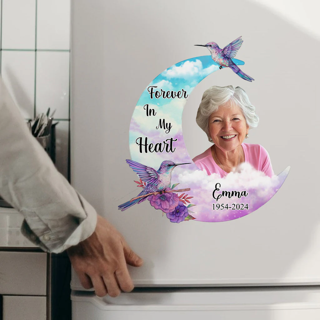 Forever In My Heart Personalized Memorial Decal - Image 2