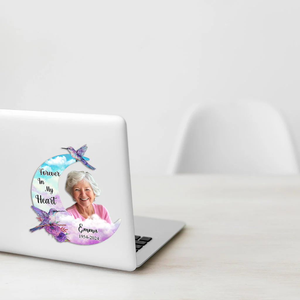 Forever In My Heart Personalized Memorial Decal - Image 3