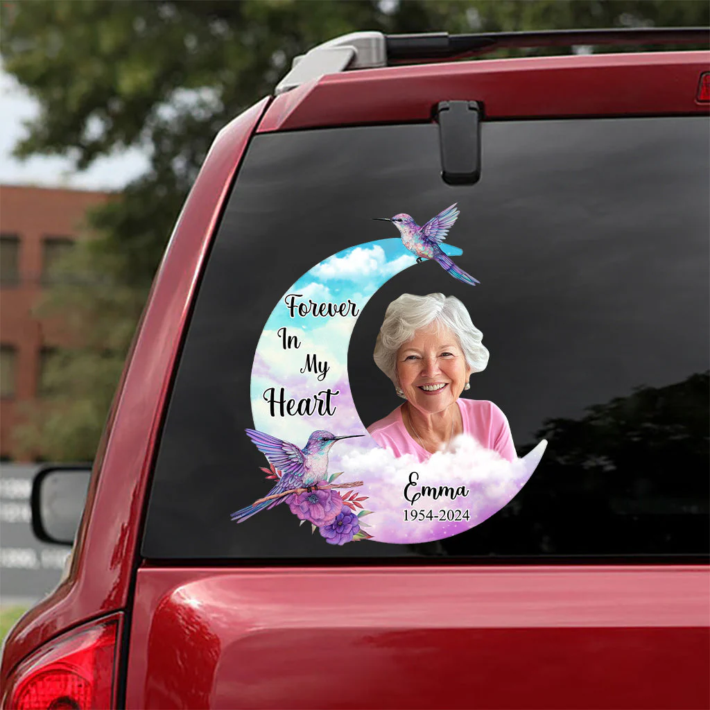 Forever In My Heart Personalized Memorial Decal - Image 4