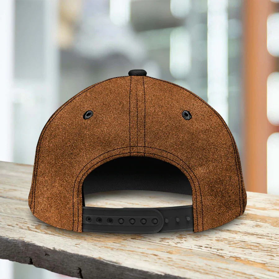 Gift For Father Dog Personalized Classic Cap - Image 4