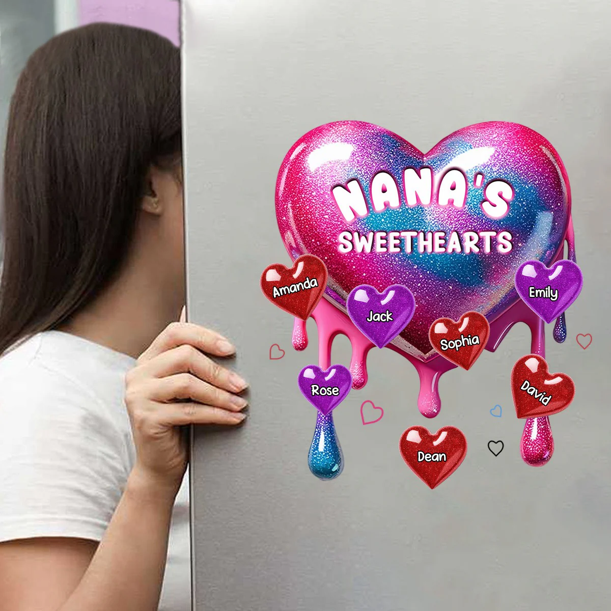 Gift For Grandma's Sweethearts Personalized Decal - Image 2